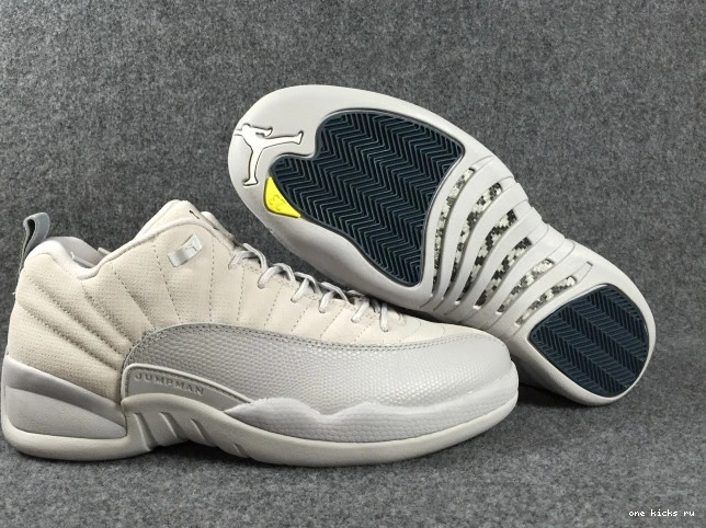 Rep 12 Grey Air Jordan Low 308317-002 Suede 0617
